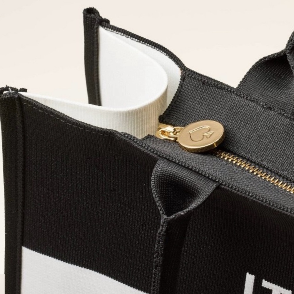 Kate Spade x Target Black and White Color Block Tote - NWT - Picture 5 of 7